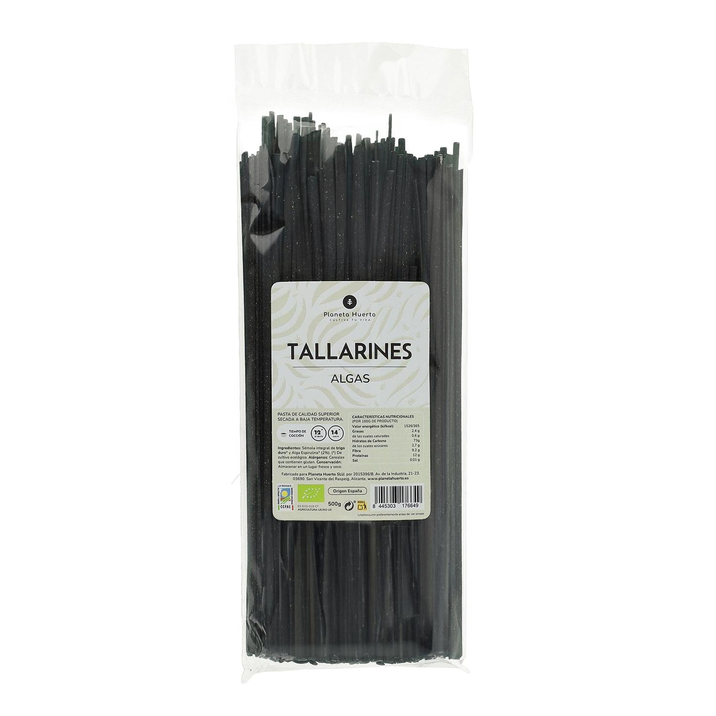 Seaweed tagliatelle ECO Planeta Huerto 500gr