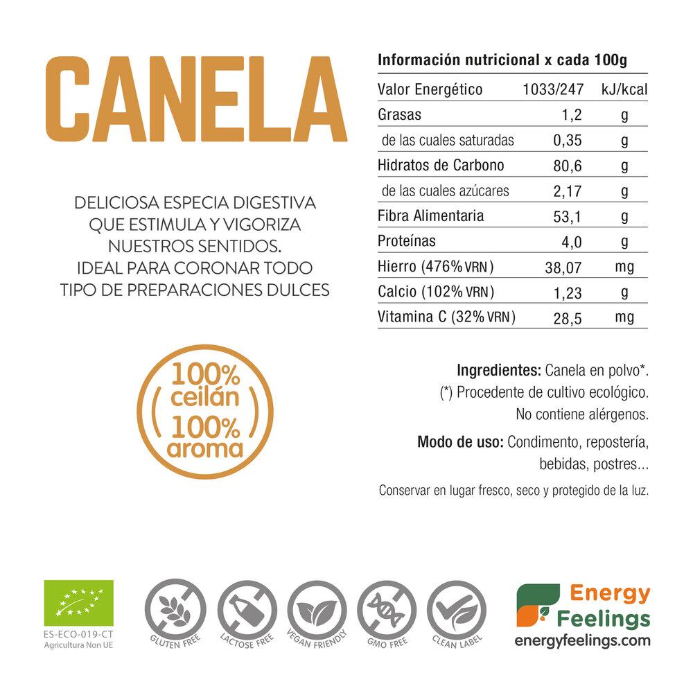 Cynamon w proszku ECO Energy Feelings 1 kg