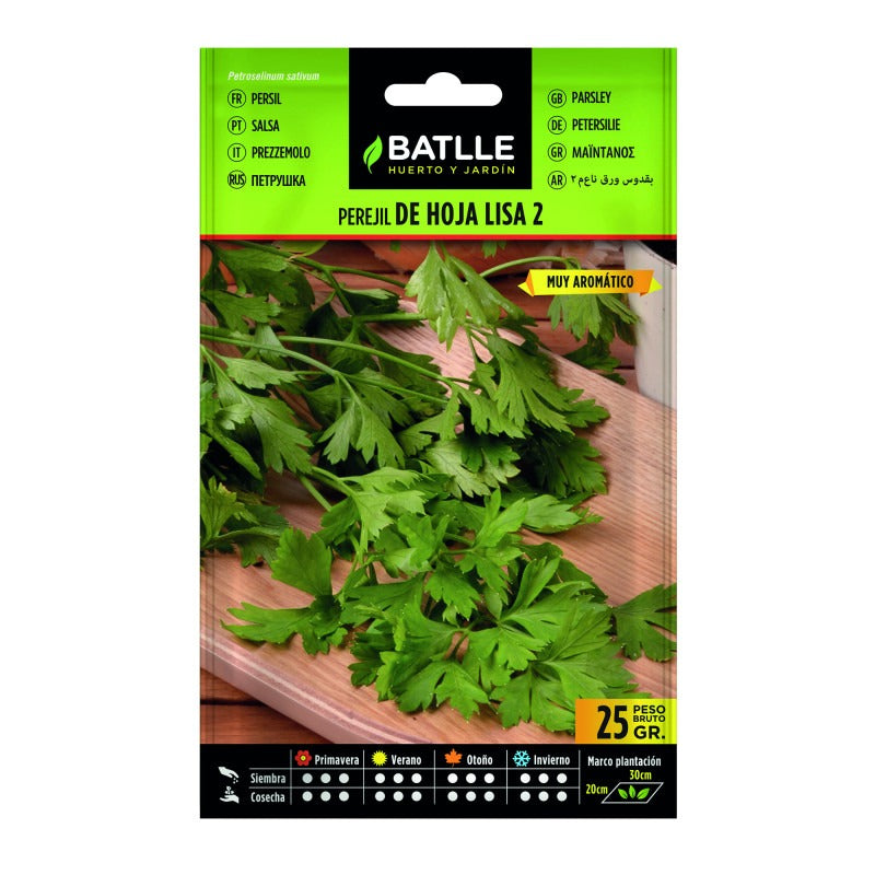 Vanlig persilja med släta blad 2 25 g Batlle