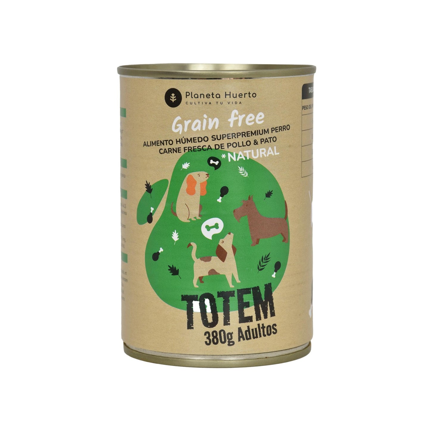 Pack Tasting Food 2Kg + Våtfoder för hundar Planeta Huerto 2X 380g