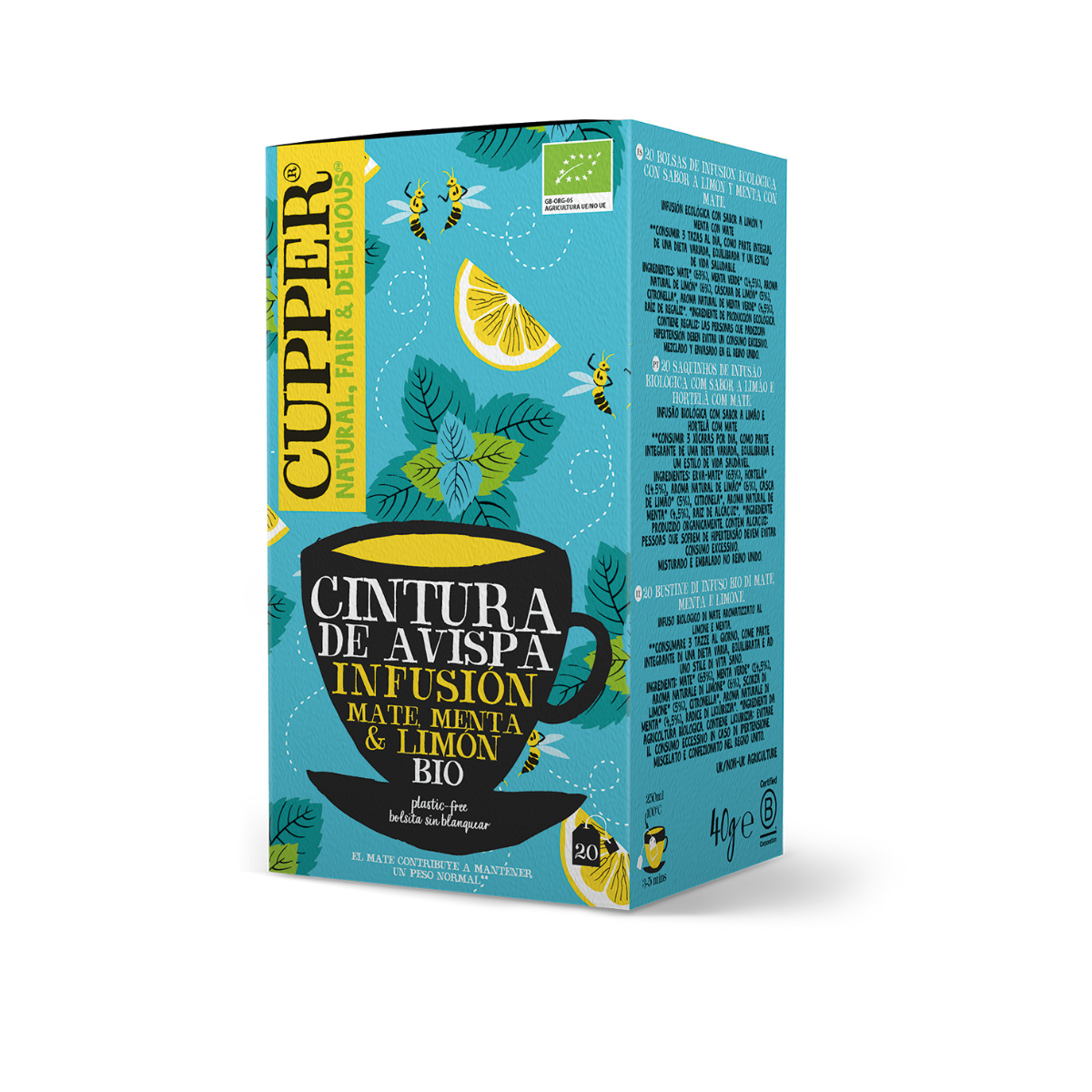 Kruidenthee Bio Cupper 20 zakjes