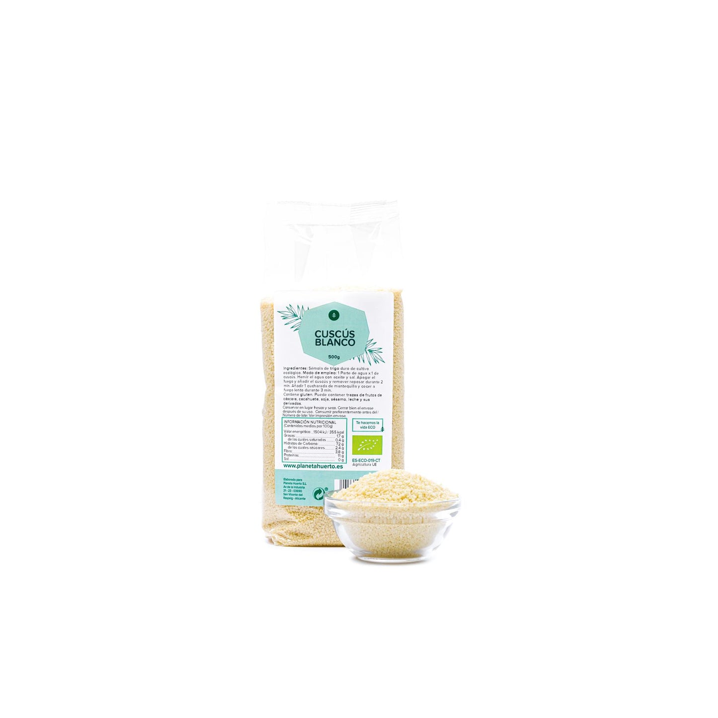 Couscous wit ECO Planeta Huerto 500 g