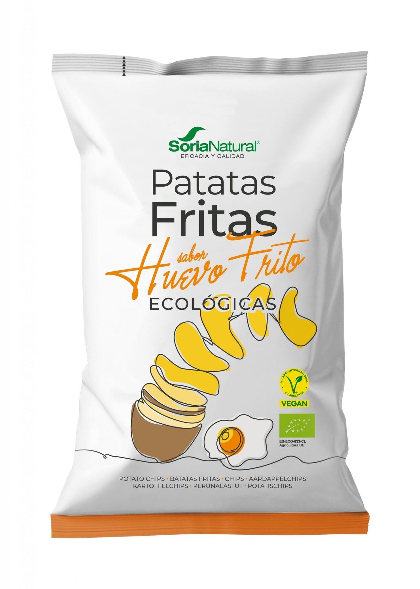 ECO Soria Natural Organic Fried Egg Flavour Crisps, 100 g
