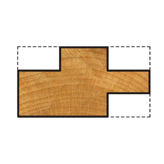 Wolfcraft 3259000 - 1 dubbelskär Ø 30 x 22 mm