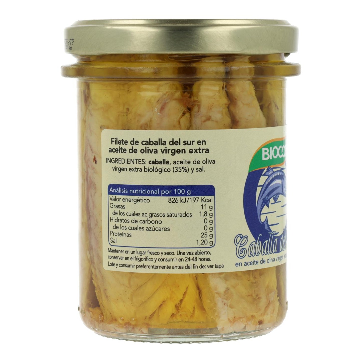 Bio-Makrelenfilets in Dosen Biocop 195 g