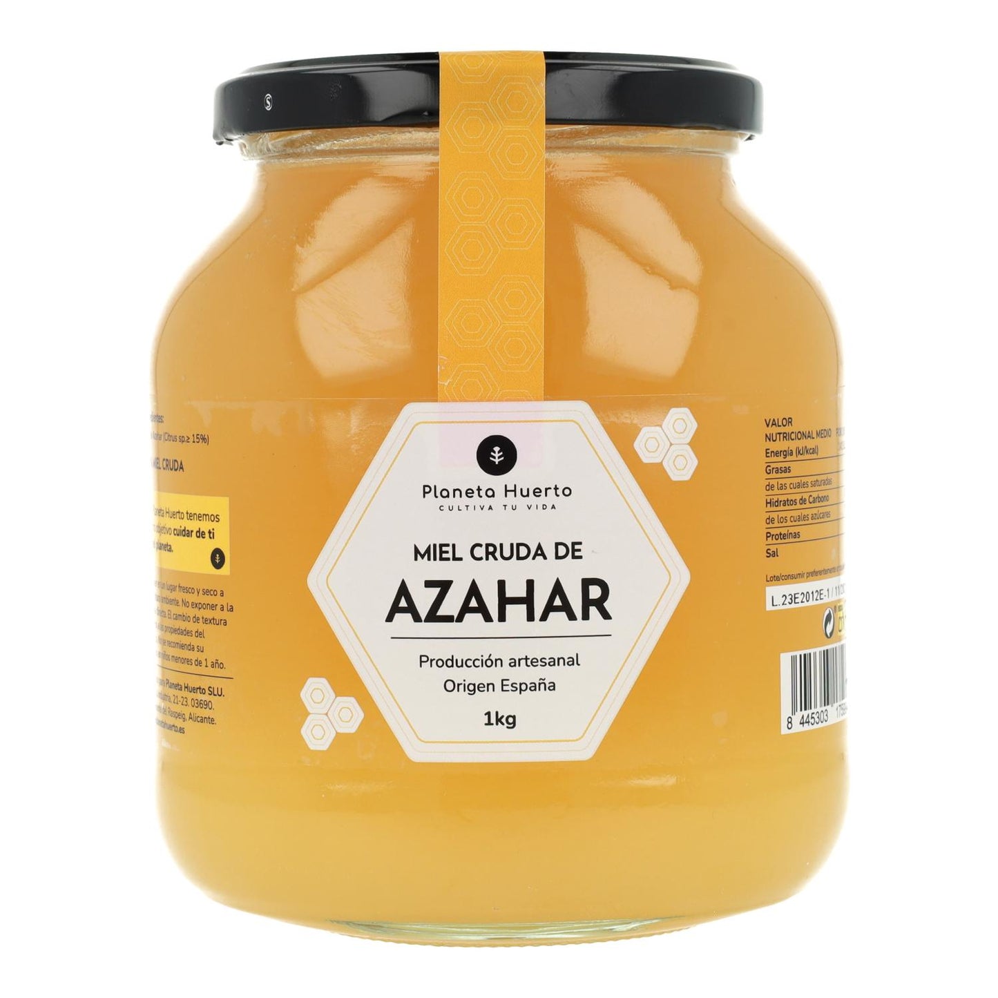 Miele grezzo di fiori d'arancio Planeta Huerto 1 Kg