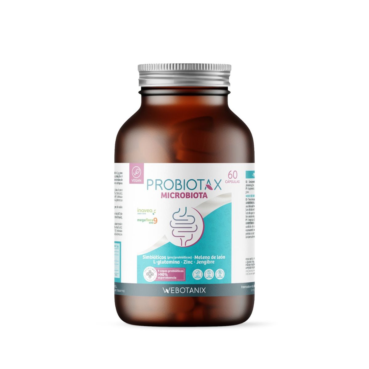 Probiotax Microbiota (probiotyki + prebiotyki) WEBOTANIX 60 kapsułek