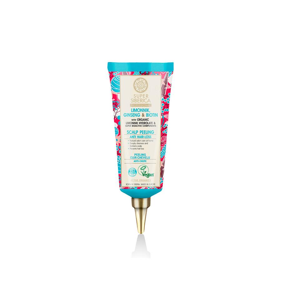 Peeling do wszystkich rodzajów włosów z schizandrą, żeń-szeniem i biotyną Natura Siberica 100 ml