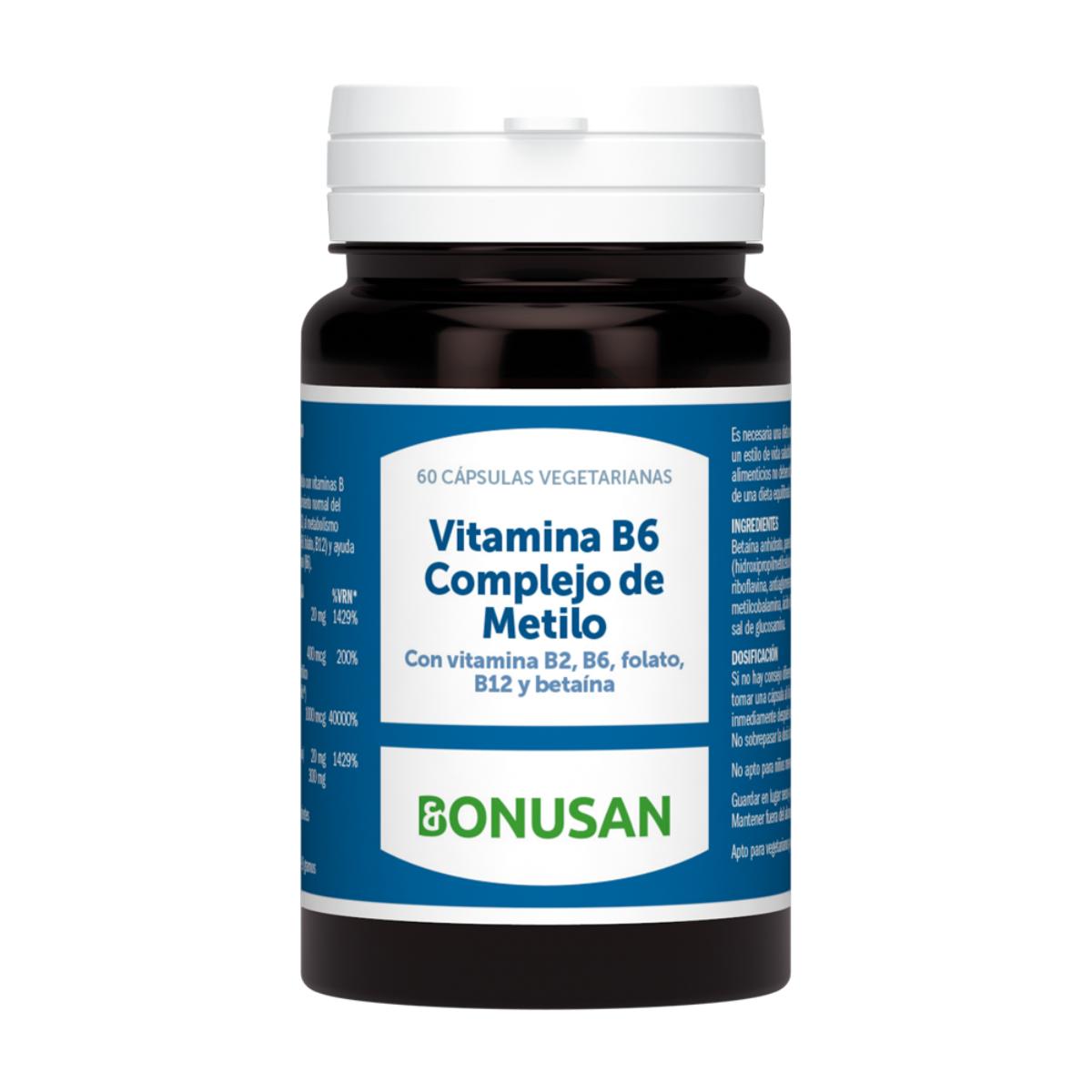 Vitamin B6 Metylkomplex Bonusan 60 kapslar