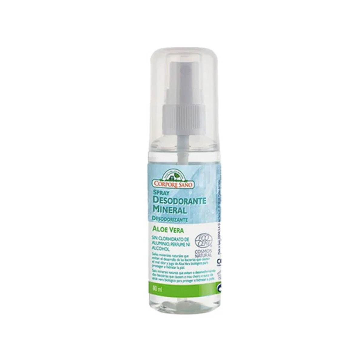 Deodorantspray med alun och aloe vera cosmos, Corpore Sano, 80 ml