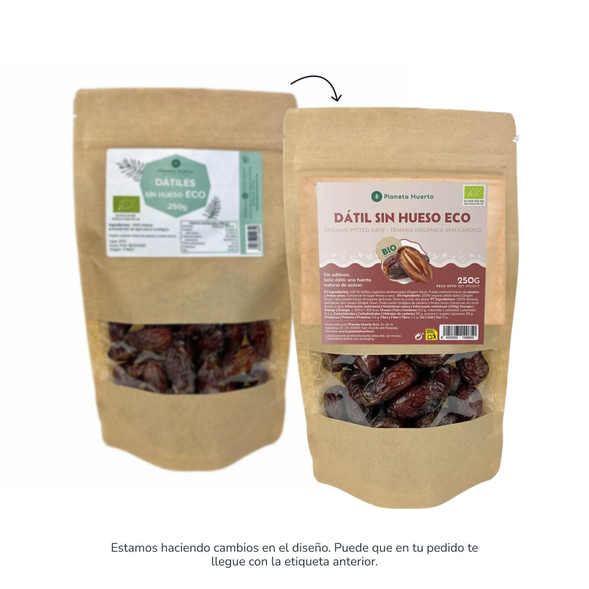 Daktyle bez pestek ECO Planeta Huerto 250 g