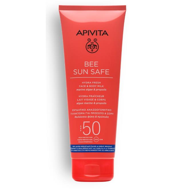 Leche Solar Hydra Fresh SPF50 Apivita 200 ml