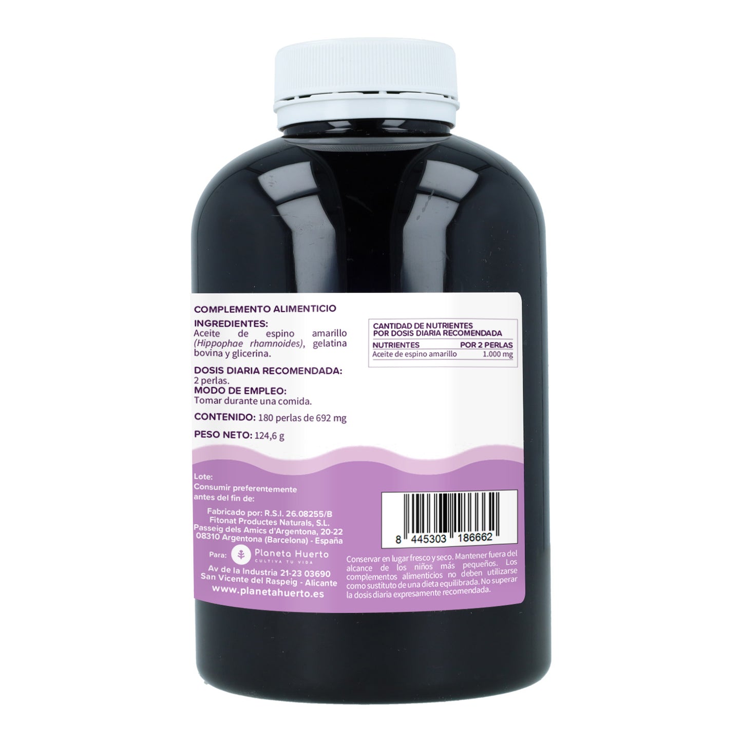 Omega 7 Olivello spinoso Planet Orchard 180 Perle