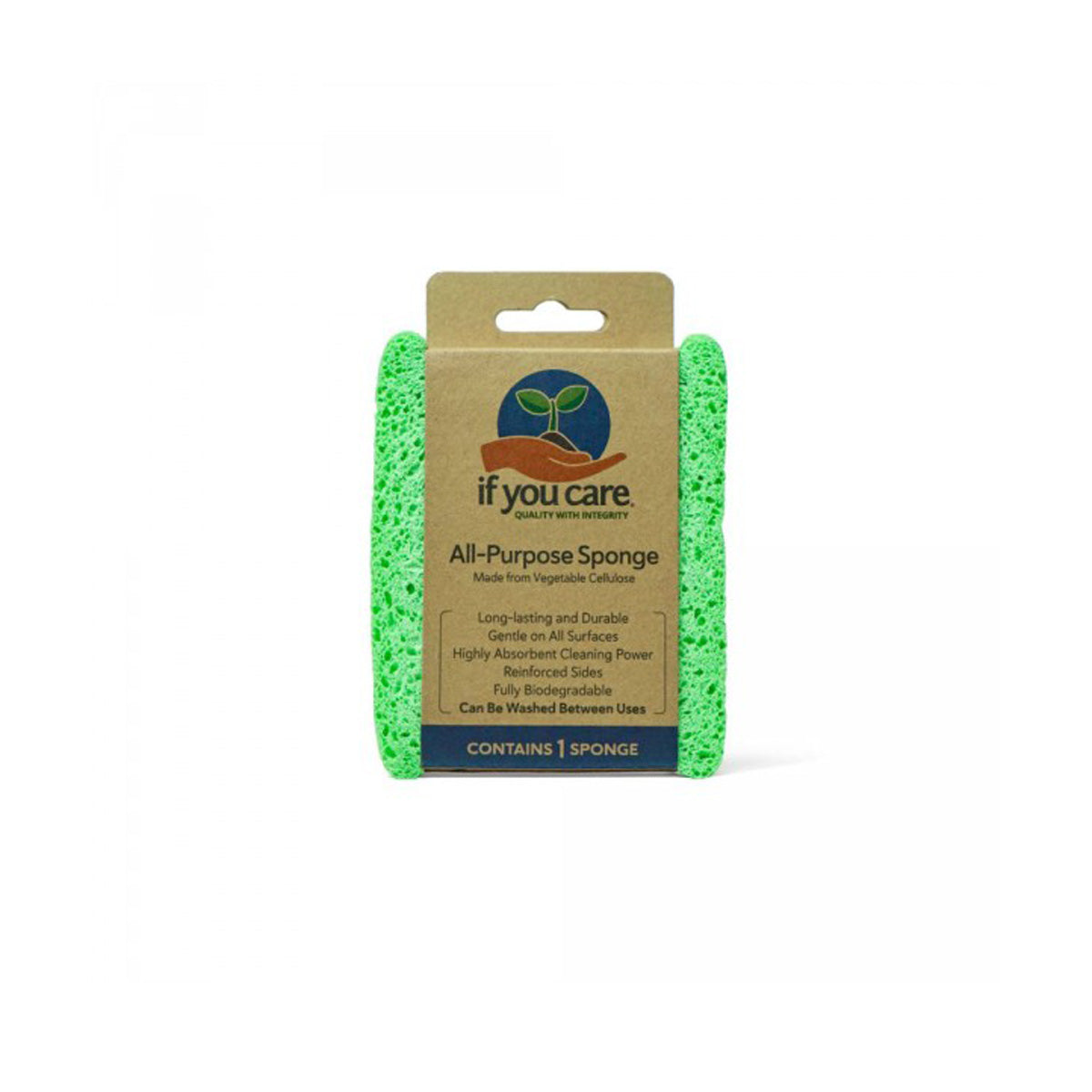 Spugna abrasiva in cellulosa If you care
