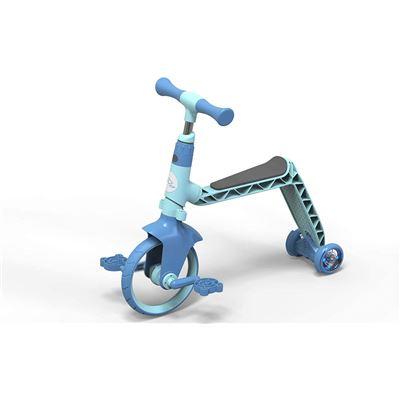 Trottinette enfant 3 en 1 bleue Pillu