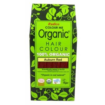 Tinte cabello vegetal castaño rojizo Radico 100 g