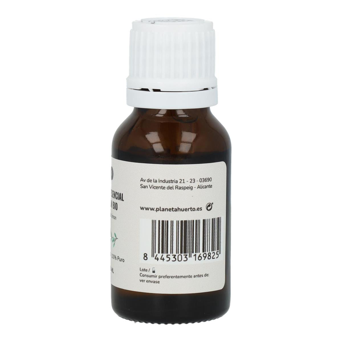 Eterisk olja av ekologisk citron Planeta Huerto 15 ml