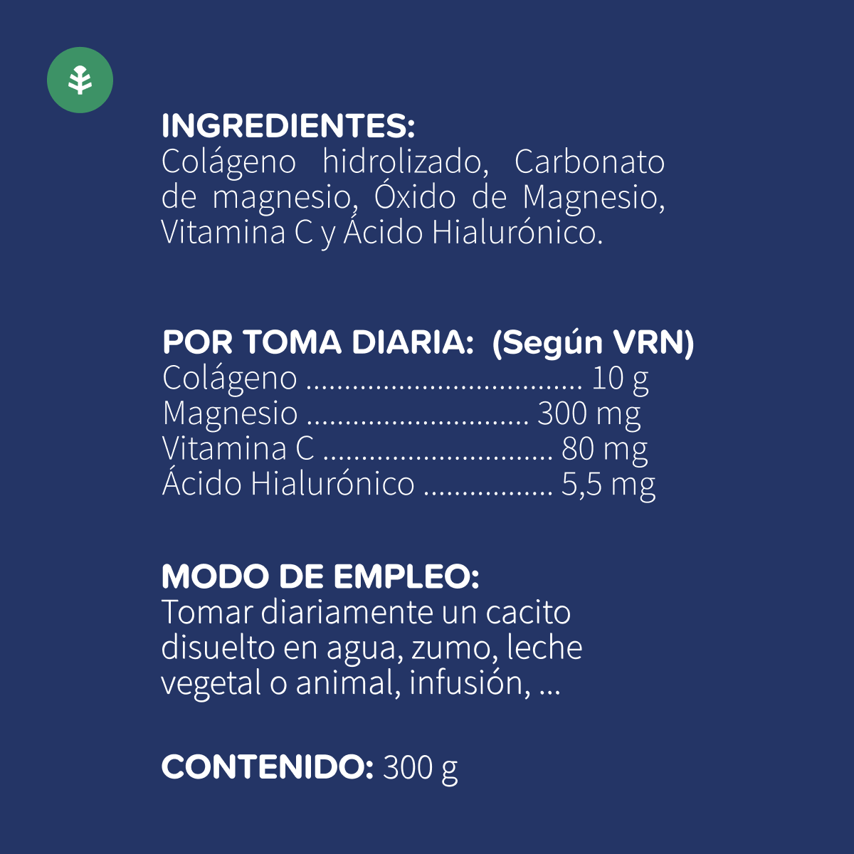 Collagen Plus (Neutral) Planeta Huerto 300 g