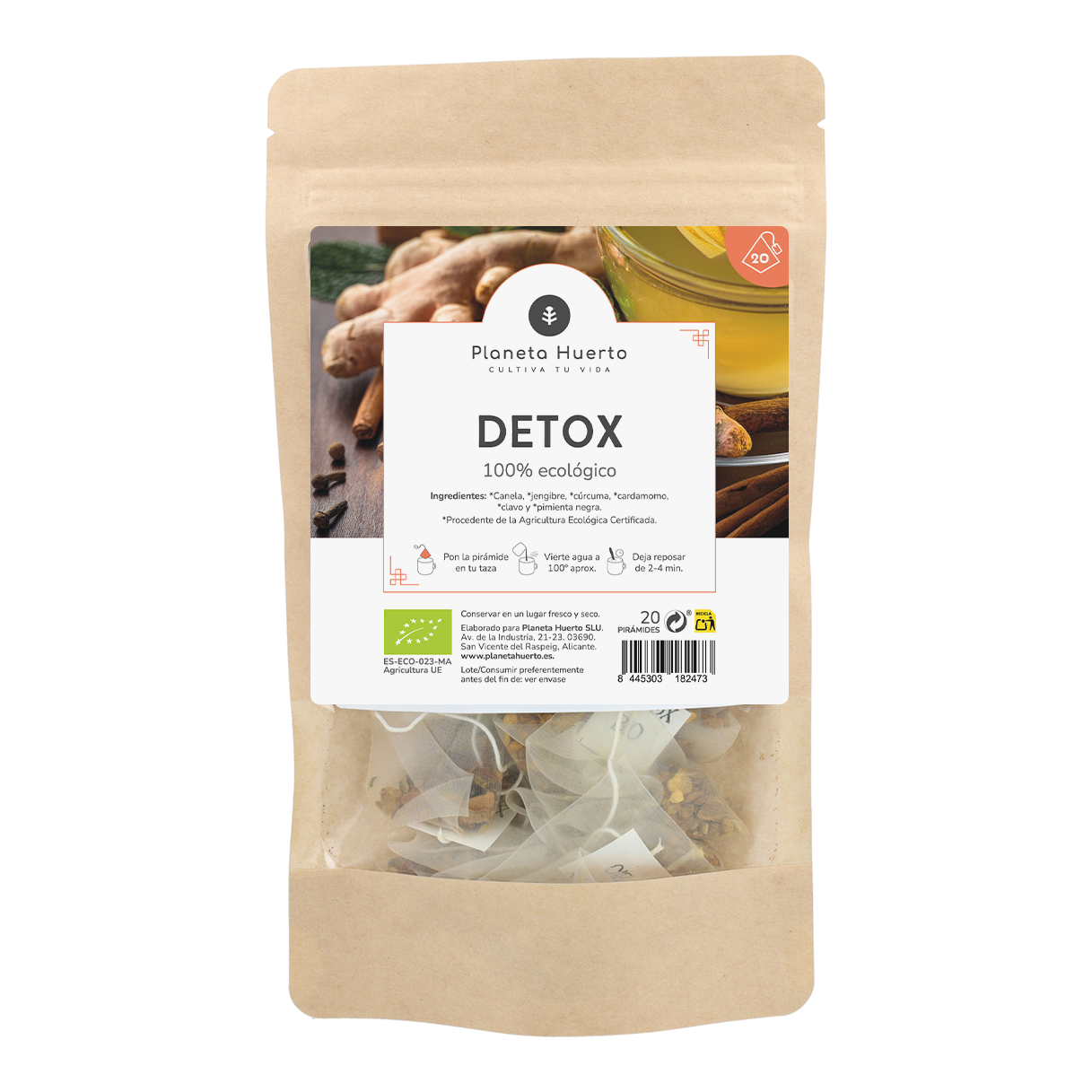 Detox Infusion ECO Planet Garden 20 pyramids
