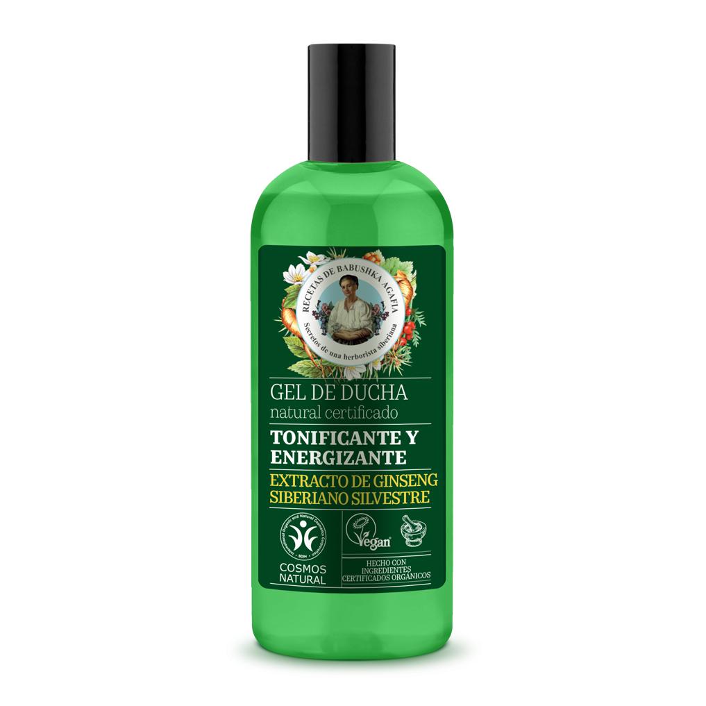 Gecertificeerde natuurlijke douchegel, verkwikkend en energiek, Agafia Natura Siberica 260 ml