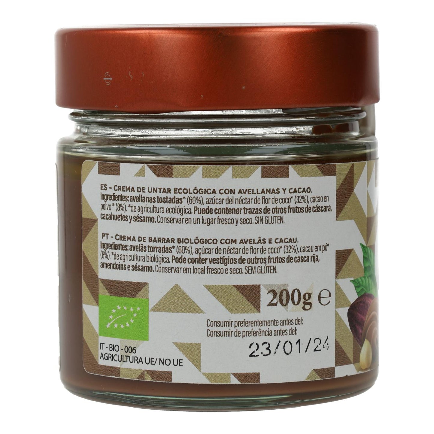 Crema alle nocciole e cacao La Finestra Sul Cielo 200 g