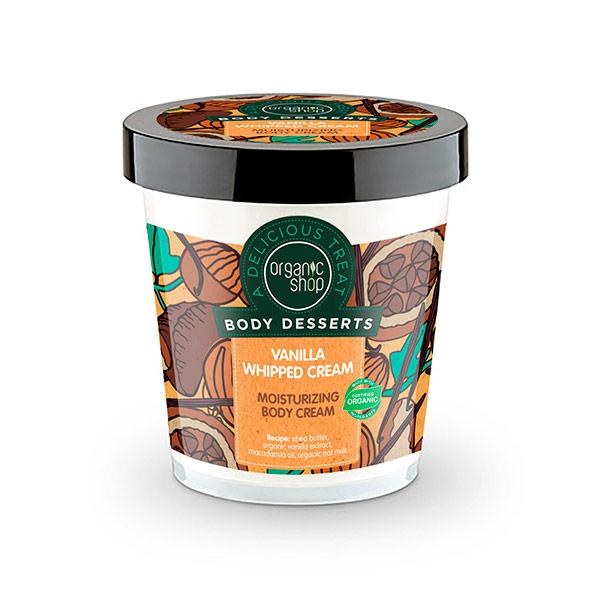 Hydraterende bodycrème met vanille Organic Shop 450 ml