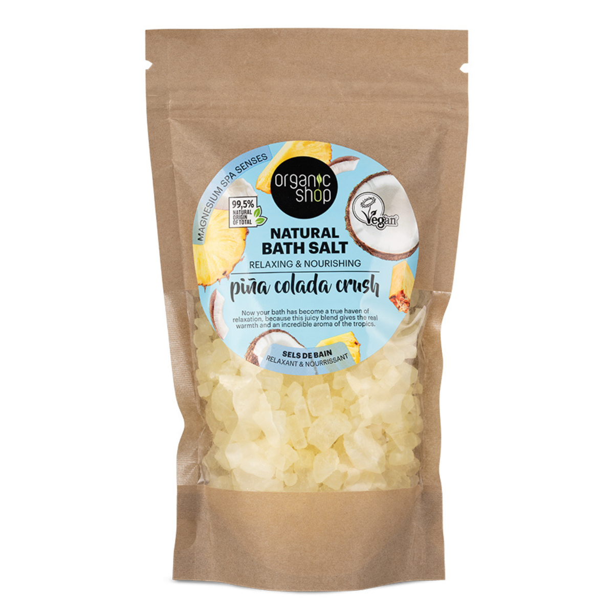 Natürliche Badesalze Piña Colada Crush Organic Shop 500 g