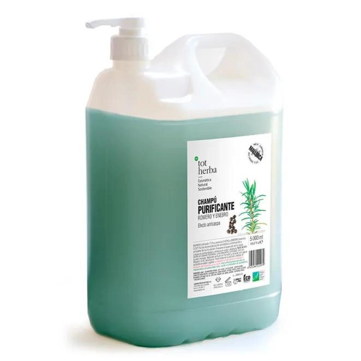 Shampoo al rosmarino e ginepro 5 litri Tot Herba