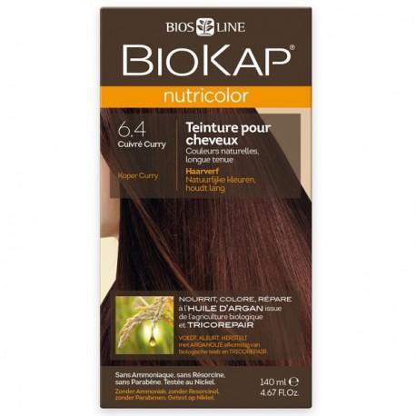 Koperkleurige haarkleurstof Curry Dye 6.40 Biokap 140 ml