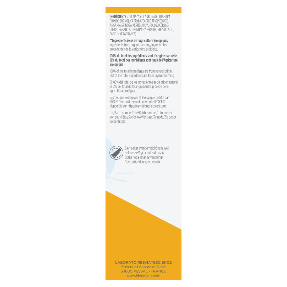 Krem przeciwsłoneczny dla dzieci SPF50 w sprayu Bioregena 90 ml
