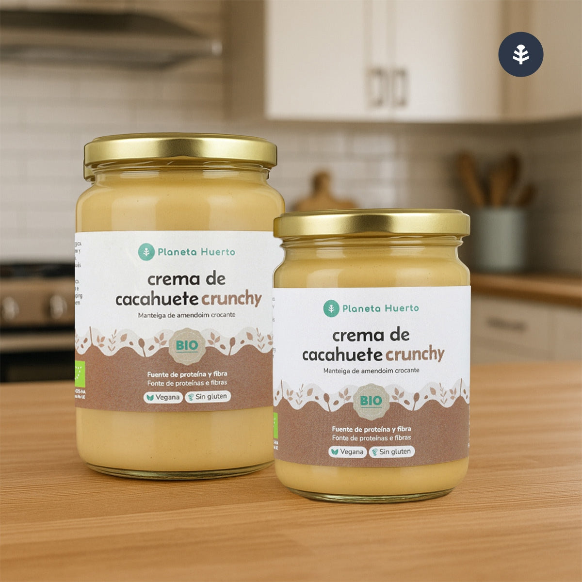 Krem z orzechów ziemnych Crunchy ECO Planeta Huerto 700 g
