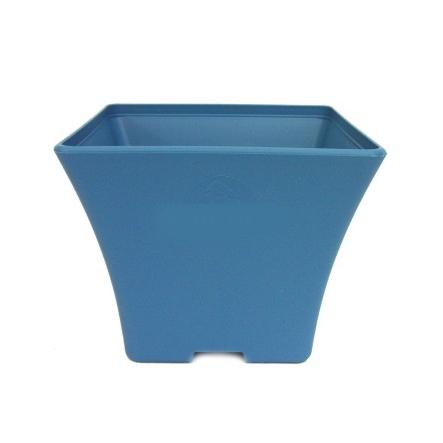 Blå plastkruka för prebonsai 11,5 x 11,5 x 9 cm