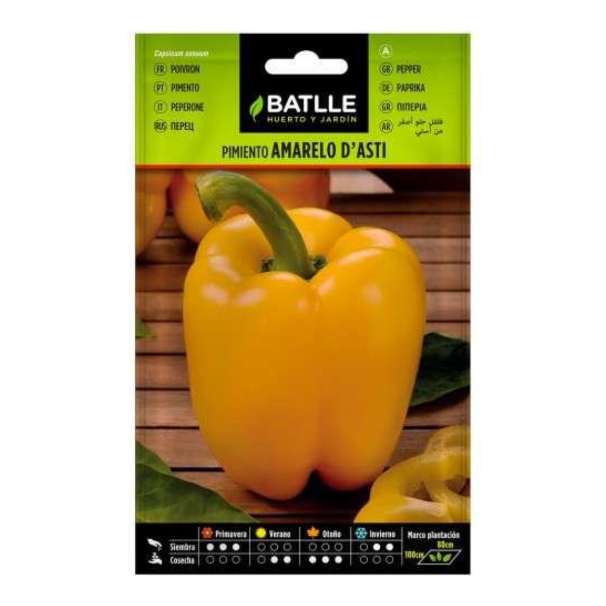 Amarelo d'Asti Batlle paprikazaden