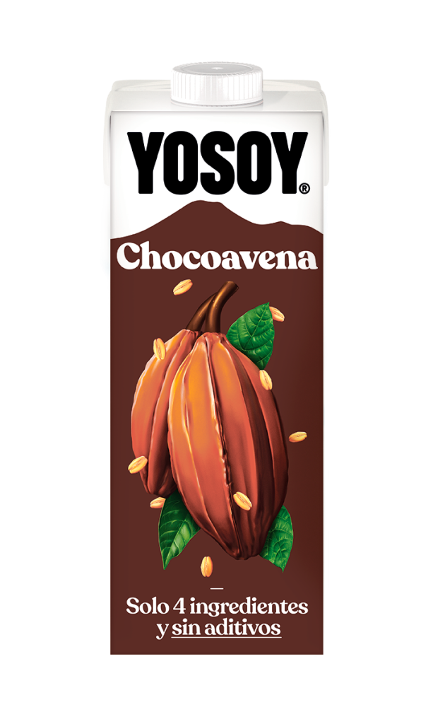Confezione da 6 bevande al cioccolato e avena YOSOY 1L