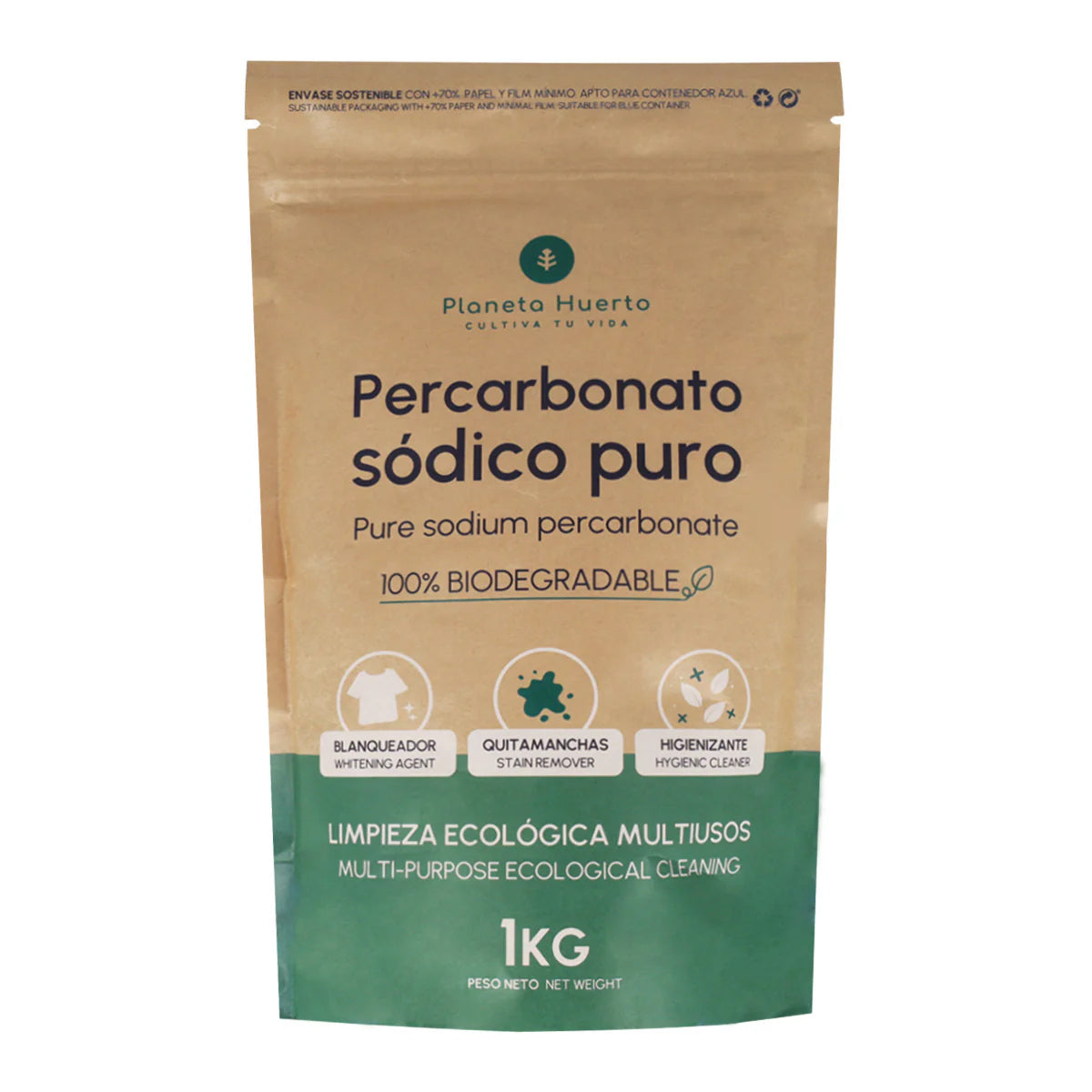 Huishoudelijk schoonmaakpakket (1 kg) Zero Waste Planeta Huerto