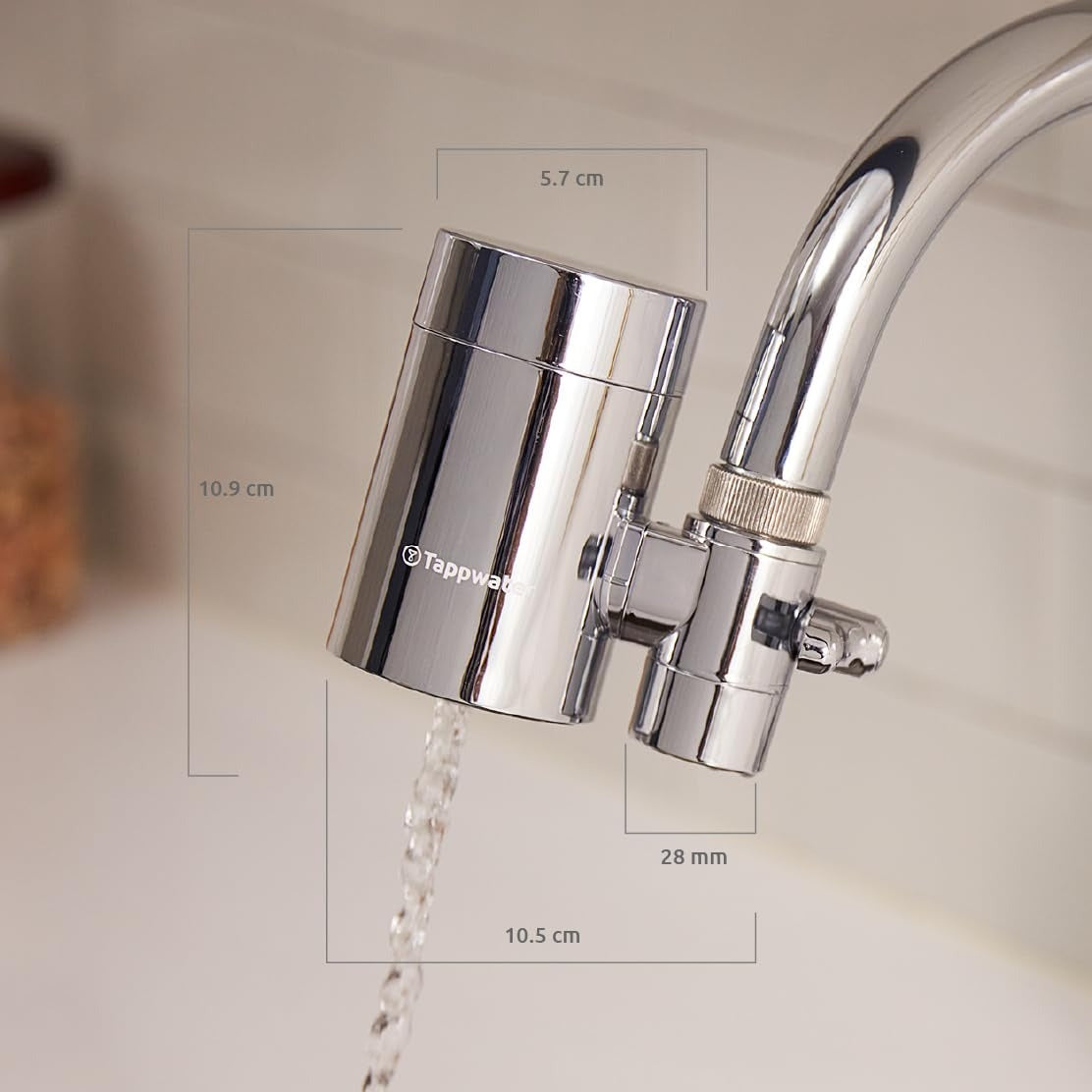 Jaarpakket EcoPro Chrome SMR Tappwater kraanfilter