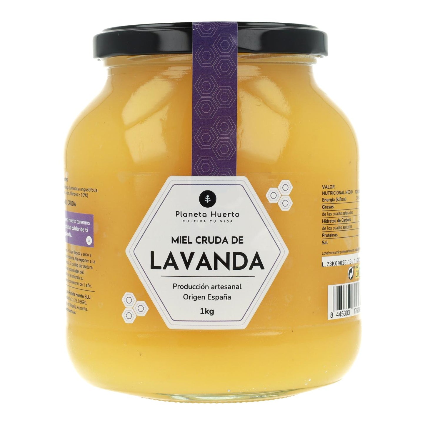 Miele di lavanda grezzo Planeta Huerto 1 Kg