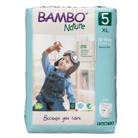Bambo Nature T5 Nappies (12-18 kg), 19 pcs