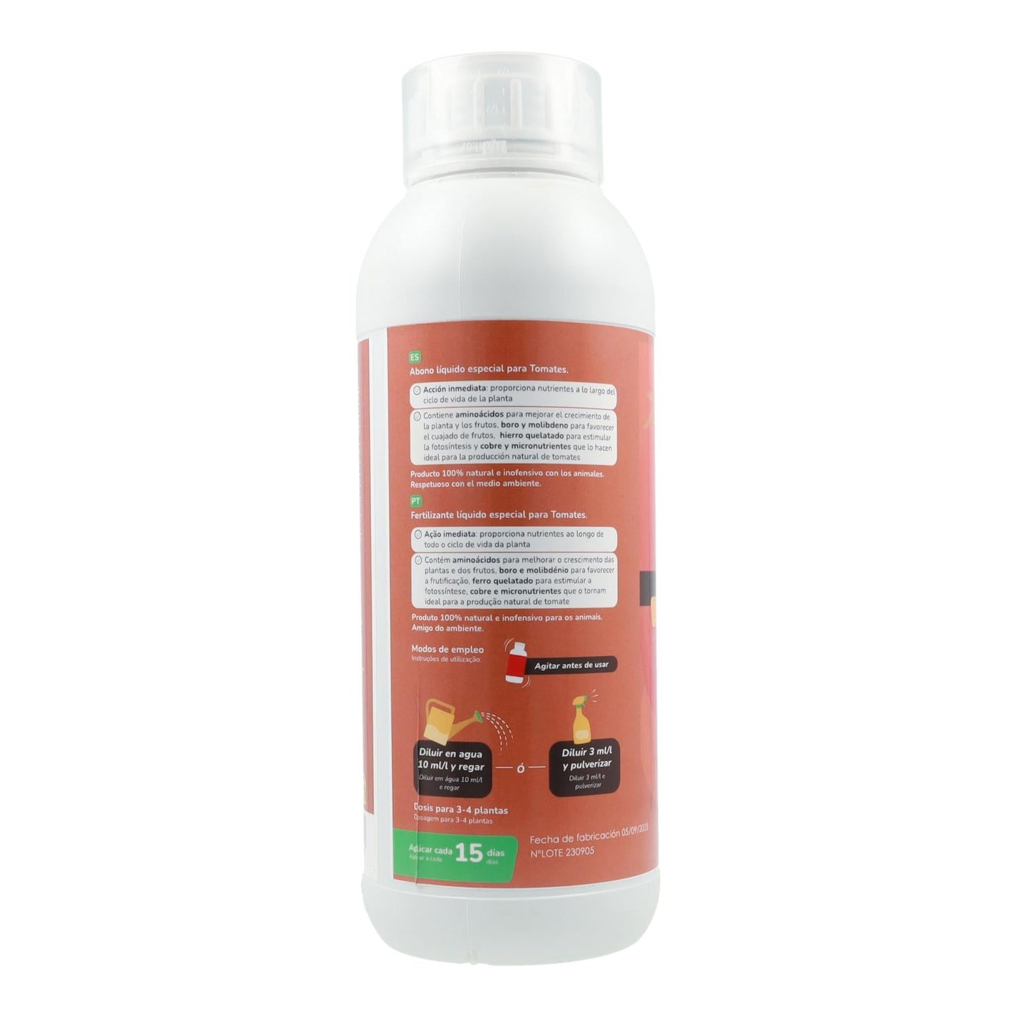 Flytande gödselmedel Tomater Planeta Huerto 1 l