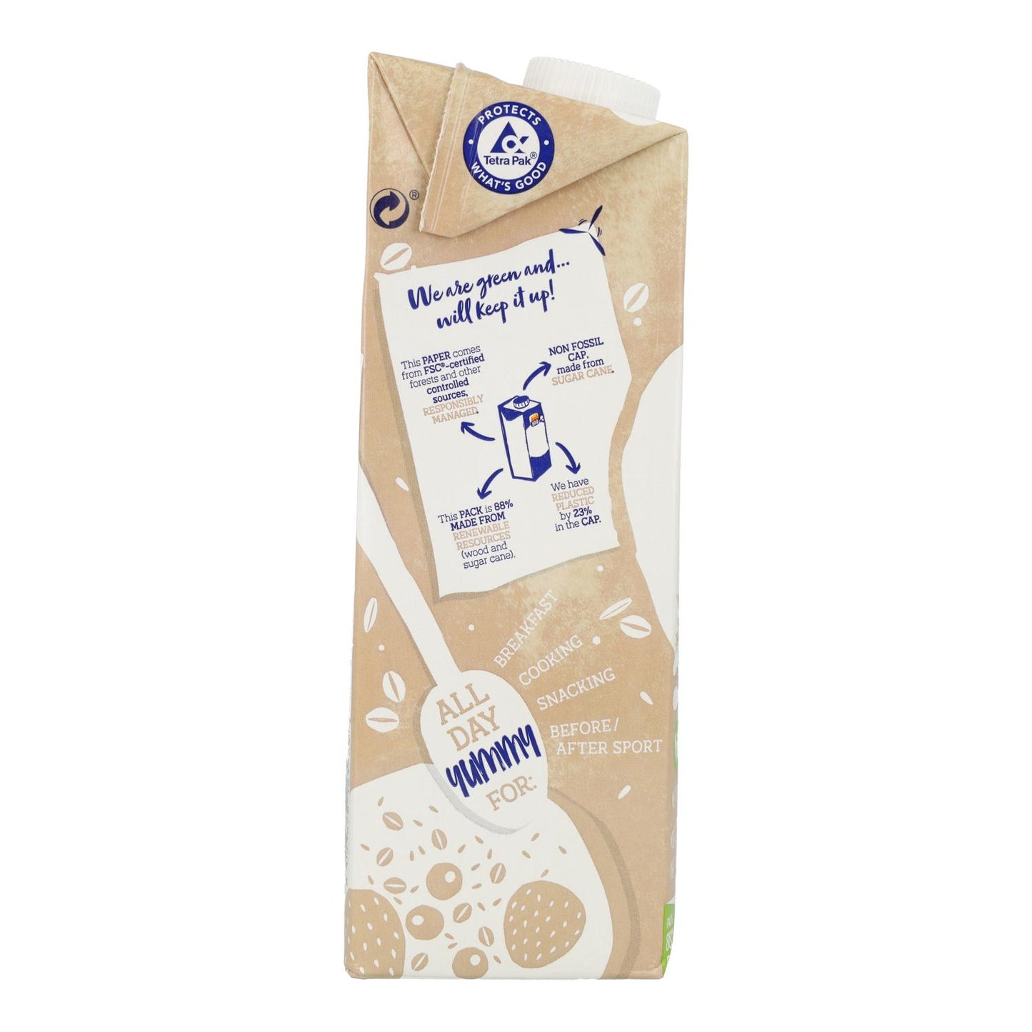 Glutenfri ekologisk havredryck Isola Bio 1 l