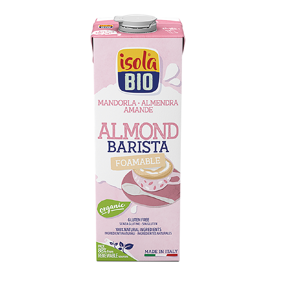 Bevanda alle mandorle Barista BIO Isola Bio 1L
