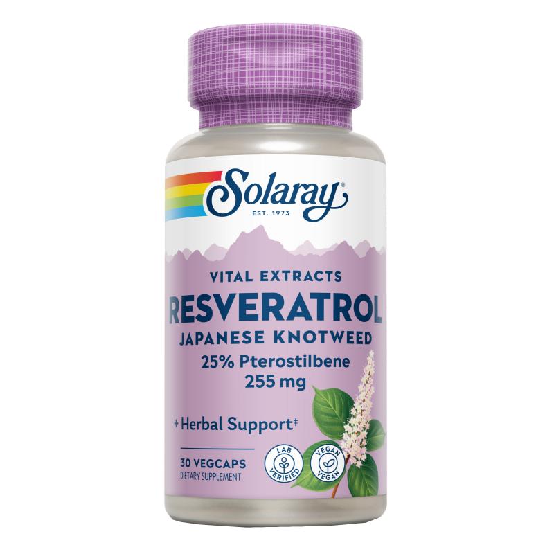 Super Resveratrol 250 mg Solaray, 30 kapslar
