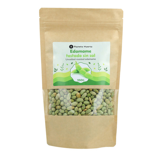 Niesolone prażone zielone edamame Planeta Huerto 250gr