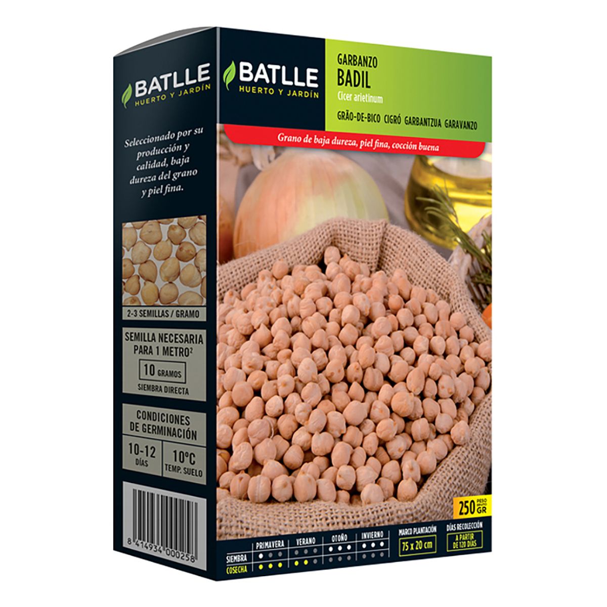 Badil kikkererwten 250 g Batlle