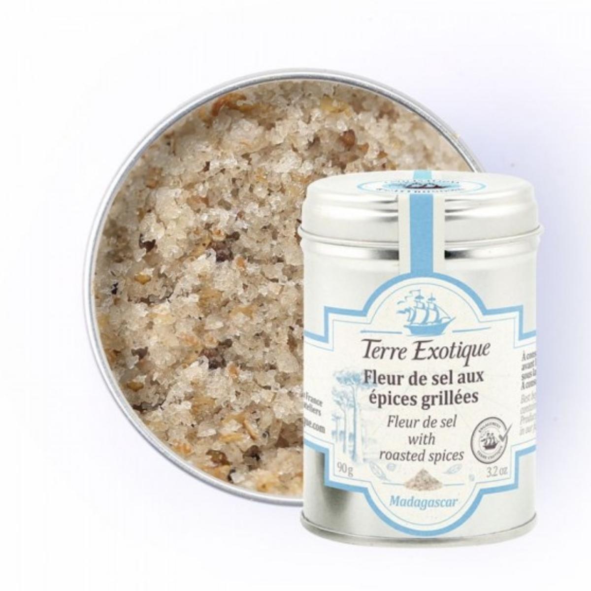 Fior di sale aromatizzato con spezie tostate Terre Exotíque 90 g