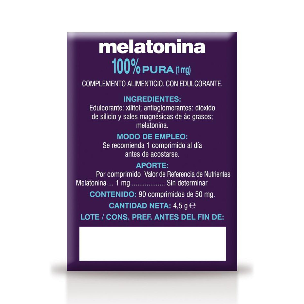 3-pack Melatonin Soria Natural, 90 tabletter