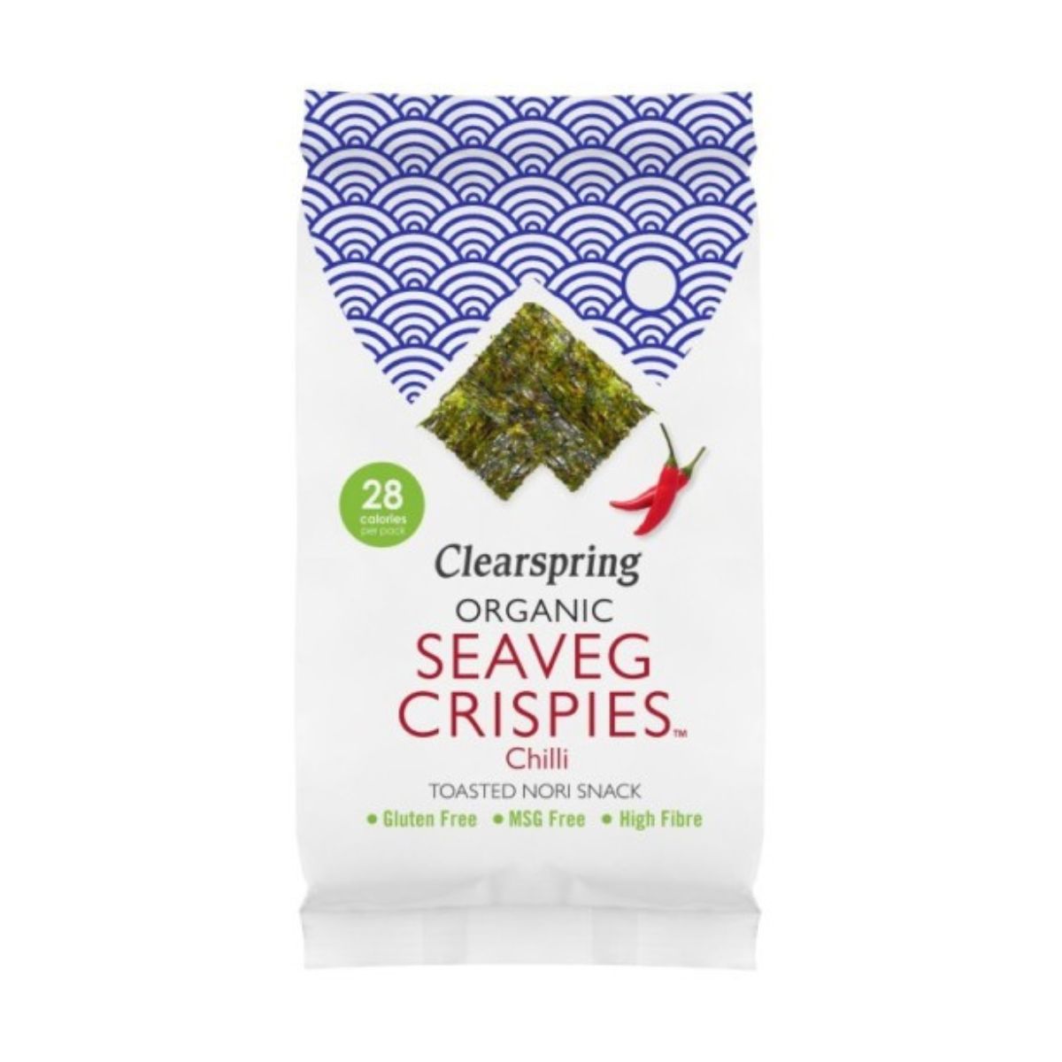 Algen-Snack Nori Chili Bio Clearspring 4 g