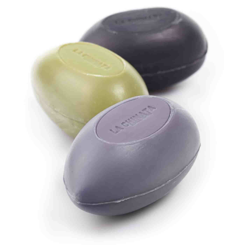 Packung Mini-Olivenseifen La Chinata 75 g