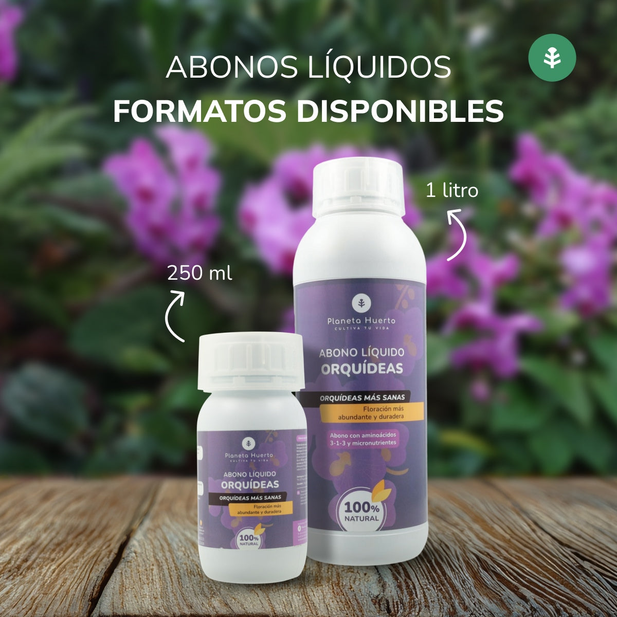 Liquid Orchid Fertilizer Planeta Huerto 250 ml