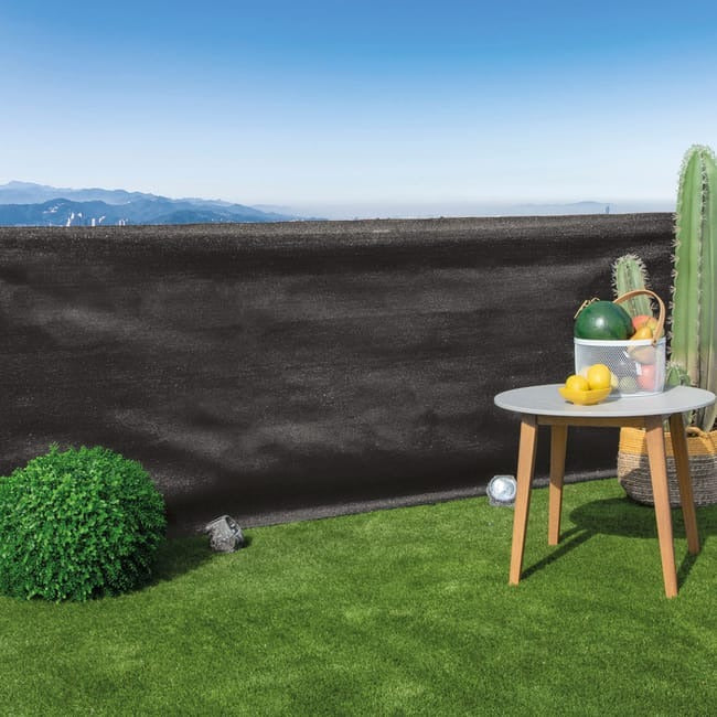 Nortene Recynet Basic anthracite privacy and shade mesh 1 x 10 m